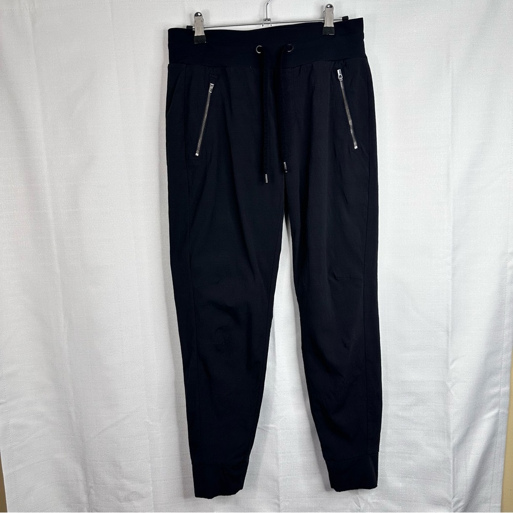 Athleta Trekkie North Joggers black tapered leg pants outdoors winter fall